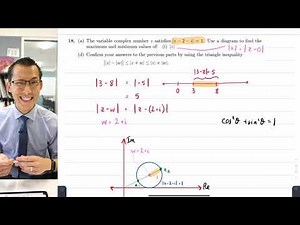 Max/Min Value of |z| (2 of 2: Triangle inequality)