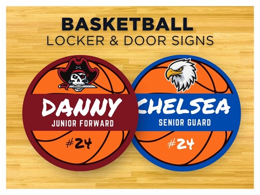 Editable Basketball Locker Sign, Editable in Canva and Printable, Cutout Decoration Team Travel Tournament Door Signs School Template - Etsy UK