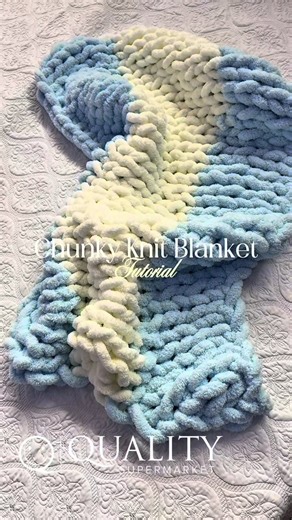DIY Cozy Blanket with Chunky Yarn
