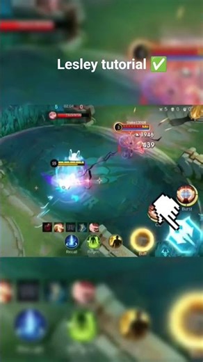 lesley tutorial ✅ #moba5v5english #mobalegends5v5 #moba5v5pippin #lesley