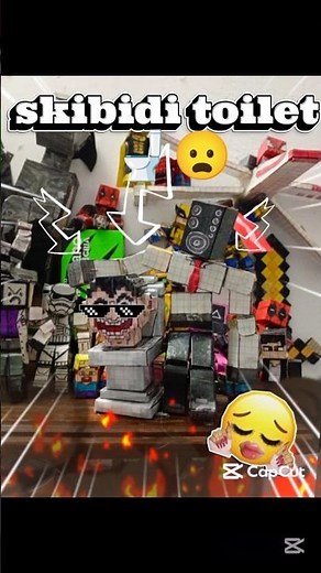 cómo hacer un papercraft de los skibidi toilets 🚽😦#papercraft#minecraft#brainrot# skibiditoilet #xd