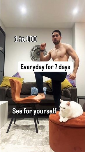 1 to 100! Simple 7 Day Exercise At Home For Beginners!