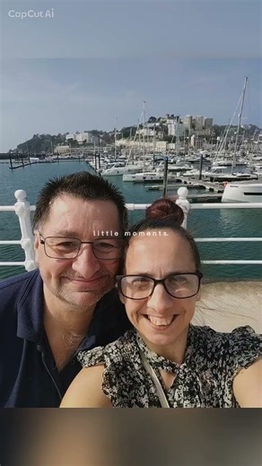 Having a walk along Torquay seafront