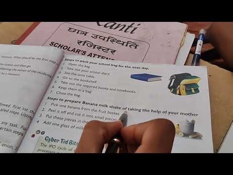 Computer/ Class 4th /chapter 3rd/Stepwise Thinking/ in class room / kvs Public School /🎒🏫🎒🎒/