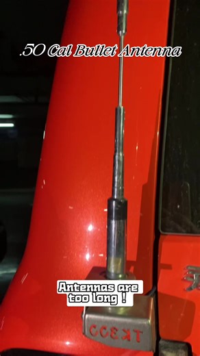 Upgrade Your Vehicle with a .50 Cal Bullet Antenna