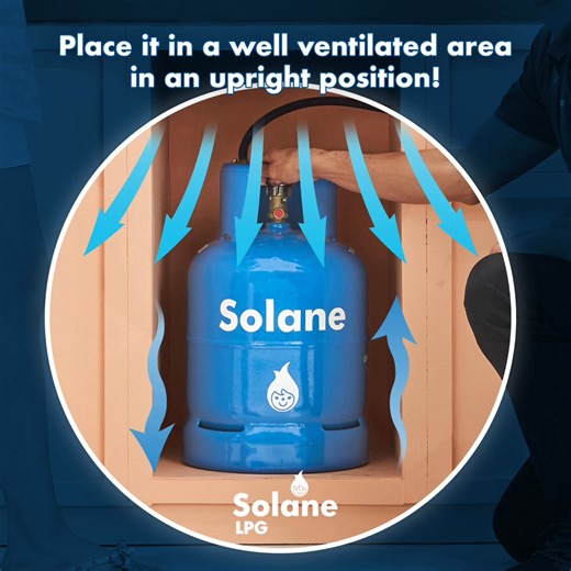5.9K views · 98 reactions | Check your LPG Tank if it's stored in a safe place - far from any sources of ignition, and in an area with good air ventilation. #Solane #ForPeaceofMind #ReliableLPG | Solane | Facebook