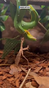 An aerial ambush turned into a lethal close-quarters standoff. The Violin Mantis defends its territory against the unstoppable Emerald Tree Boa. #ViolinMantis #EmeraldBoa #MantisClash #NatureSurvival #IncredibleInsects ⚙️ AI-generated nature dramatization — no real creatures involved. | Insects Zone