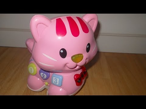 VTech Catch Me Kitty - Pink.Musical cat,kitten toy with sound for toddlers.