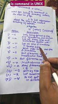 UNIX ls Command | Important Questions and Answers | UNIX and Shell Programming Series Part 6