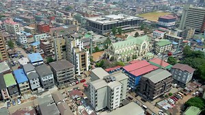 Downtown of Lagos Island Nigeria | Premium Stock Video Footage
