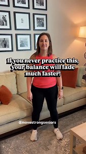 If you never practice this, your balance fades faster than you think. Side-to-side weight shifting trains one of the most important balance systems we have: your ankle strategy. Your ankles are the first responders for balance. When you trip, reach, or get bumped, your body relies on strong, responsive ankles to make quick corrections and keep you upright. If they’re weak or stiff, your balance has to work a lot harder and that’s when falls are more likely to happen. Practicing controlled side-t
