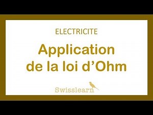 Application de la loi d'Ohm