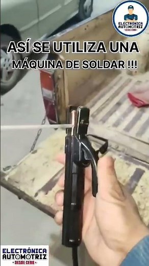 THIS IS HOW YOU USE A WELDING MACHINE!!! #automotiveelectronics #automobile