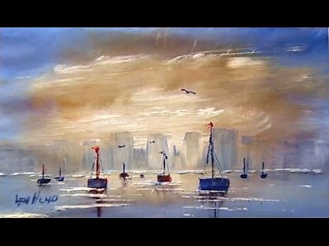 Len Hend Painting Live Stream - Boats and perspective