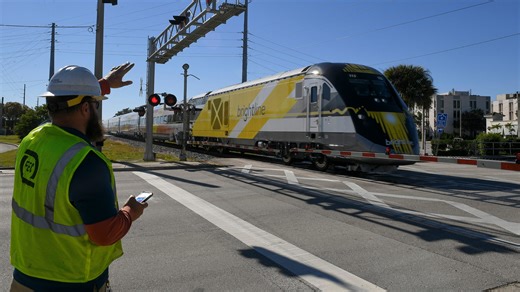 Brightline begins crossing upgrades in Indian River County, bringing traffic detours
