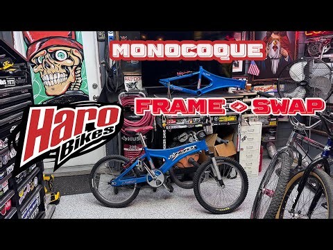Im Back!!!! New year new bike -Haro Monocoque frame swap