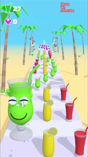 new juice run game complete new level #gaming #shorts