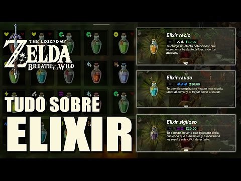 ZELDA BREATH OF THE WILD - ALL ABOUT ELIXIR (RECIPE GUIDE + TIPS)