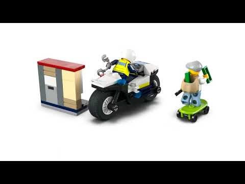 LEGO City Police Motorcycle Chase Construction Set 60455