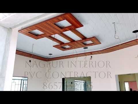 PVC wall panel false ceiling bedroom design and kitchen hall nagpur 2026 #pvcwallpaneldesign