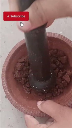 Super Crunchy Red Clay Chunks Crushing! Satisfying video😍🔥