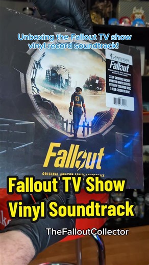 Unboxing The Fallout TV Show Original Soundtrack on Vinyl Record