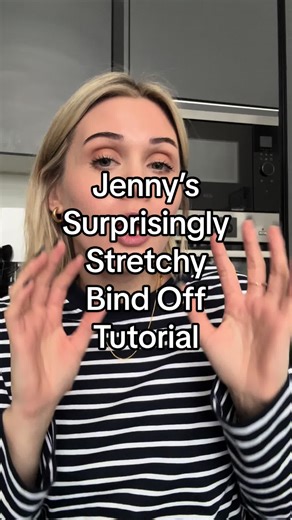 Here’s a tutorial for Jenny’s Surprisngly Stretchy Bind Off! Or is it Super Stretchy bind off? 🤔 Either way, I learnt this technique pretty recently and it’s really come in handy - specifically for baby clothes or neck holes! If you’ve knit something and your bind off is just a little too tight to be comfortable, give this a go. It works with any ribbing, garter or stockinette finishes 🥰 #knitting #knittingtutorial #knittok #knit #knittingforbeginners