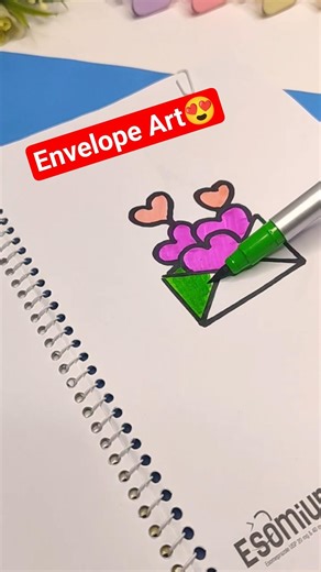 Calm Envelope Gift Idea 💌 Easy Handmade Gift Envelope Art