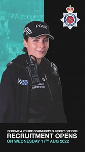 🎉Great news incoming 🎉 Police Community Support Officer applications open next Wednesday. Head to our website to find out more about this role to see if this could be the perfect role for you! | Lancashire Police