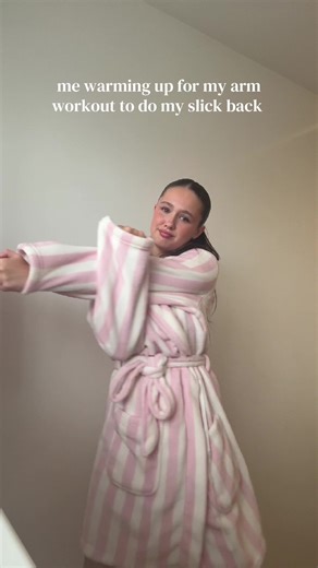 It soon me an hour and a half today… BIG ARM WORKOUT #warmingup #trending #slickback #struggles #fyp