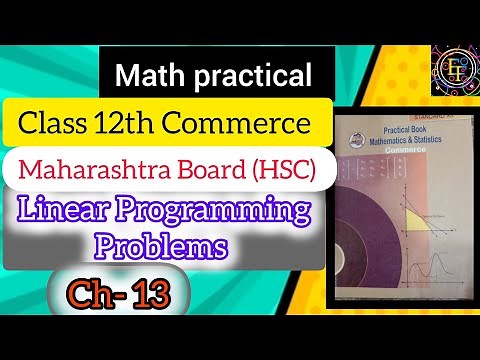 Mathematics Practical Book Solution Class 12th Commerce chapter 13 // Maharashtra board (HSC) #MATH