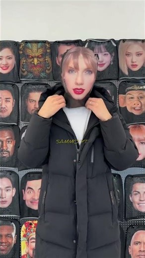 Check out the girls' masks 🤣~mini wood-toy woodworking art skill / hand craft ideas #shorts