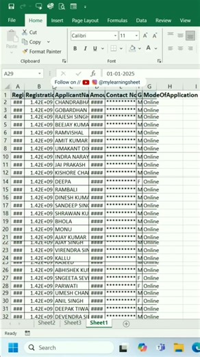 1.2K views | Ultimate Excel Shortcut | My Learning Sheet | Facebook