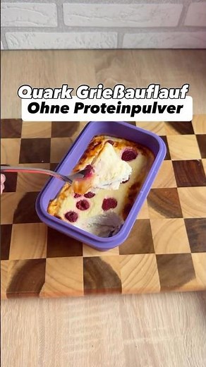 Quark grießauflauf unter 300 kcal