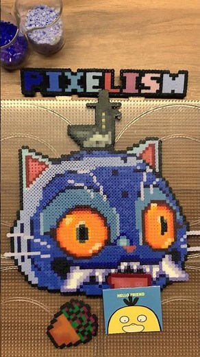We made the cutest duo from K-POP Demon Hunters : Derpy 🐯 x Sussy 🐦‍⬛ / PixelArt