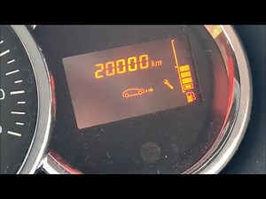 Reset service warning light Dacia Duster