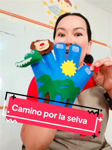 Manopla de Animales de la Selva para Maestros