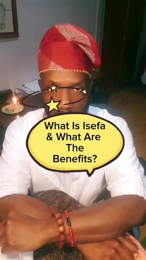 @NaijaZen Spirituality What is Isefa, what are the benefits of isefa and can isefa be performed if you live in the diaspora or are incarcerated? Isefa, also called receiving one hand of ifa or the hand of ifa is the gateway to full ifa initiation. While many ifa services are available to non-initiates, isefa is the first step in establisihing a true, deeper connection with ifa. It is a three day ceremony, which involves various rites and rituals including feeding Esu, appeasing one's ancestors, 