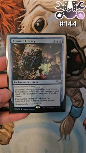 Every Silver Bordered Un-Set Card Part 144: Animate Library