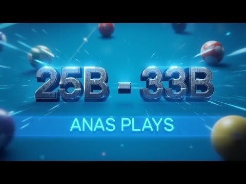 One chance game over 8 ball pool live 25B - 33B ANAS PLAYS LIVE