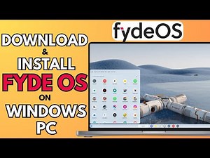 FydeOS 20 The Best OS Ever For PC | How to Install FydeOS On Windows PC Latest Release (2025) |