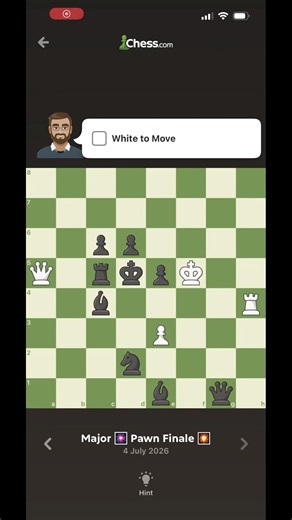 Solving daily puzzle 04-07-27 #chess