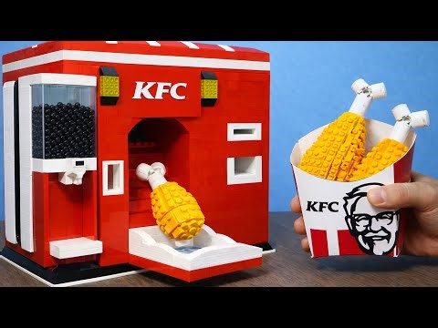BETTER Than KFC: LEGO Fried Chicken Vending Machine!