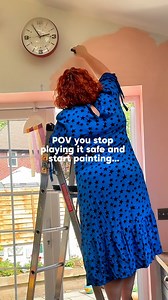 122K views · 1.4K reactions | Painting…. and wallpapering, and sticking, and tiling and accessorising… Because playing it safe never got us anywhere did it? People often say to me they don’t know where to start adding colour, my advice is always to go for it, start small and give it a go, and if you hate it you can always change it! #colourfulhome #homedecor #diy #homeinspouk #paintedceiling #maximalisthome #colourlover | The Hexagonal House | Facebook