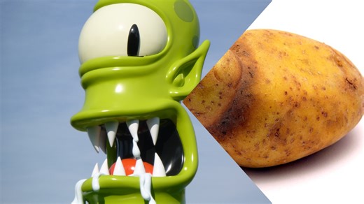 NASA astronaut reveals horrifying tentacled alien is actually just a potato