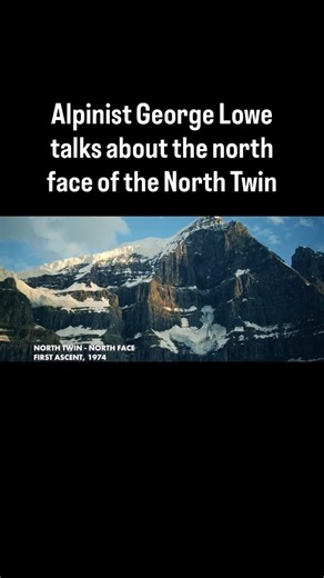 The Bold And Cold on Instagram: "In 1974, Chris Jones and George Lowe made the first ascent of the north face of North Twin in the Canadian Rockies, a 5,000-foot wall they graded VI 5.8 A3. Here’s Lowe talking about North Twin for the American Alpine Club @americanalpine Legacy Series, which you should check out if you’re into history. Lowe wrote in his 1975 @americanalpinejournal story, “We set up a semi-hanging bivy. I have a block big enough for half my bottom and Chris has one slightly large