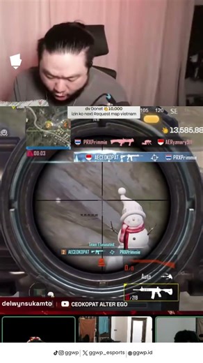 KO DELWYN DIOMELIN NETIZEN KARENA MAIN PUBG MOBILE PAKE GYRO YANG GERAK MALAH BADANNYA