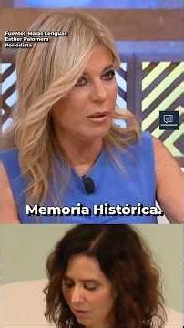 ESTHER PALOMERA ALERTA😤: "El PP tiene un cordón umbilical con el franquismo"