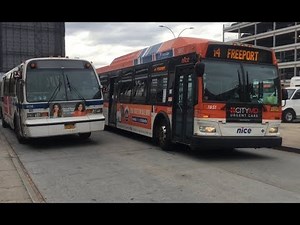 NICE Bus: New Flyer XN40, Orion Vll 3G & Orion Vll NG n4 & n4x Buses @ Archer Ave & 158th Street