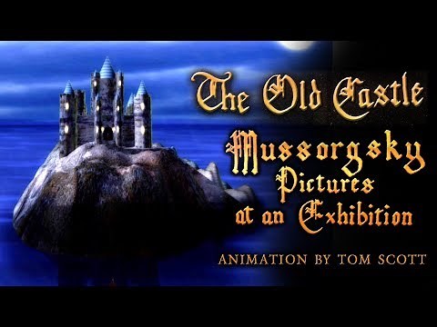 The Old Castle - Mussorgsky - Pictures at an Exhibition - Animation by Tom Scott